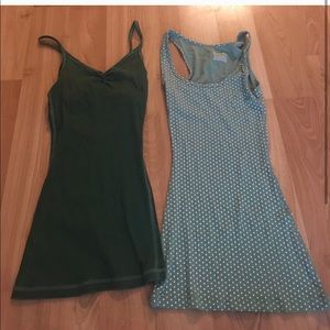 Green tank tops  never worn !